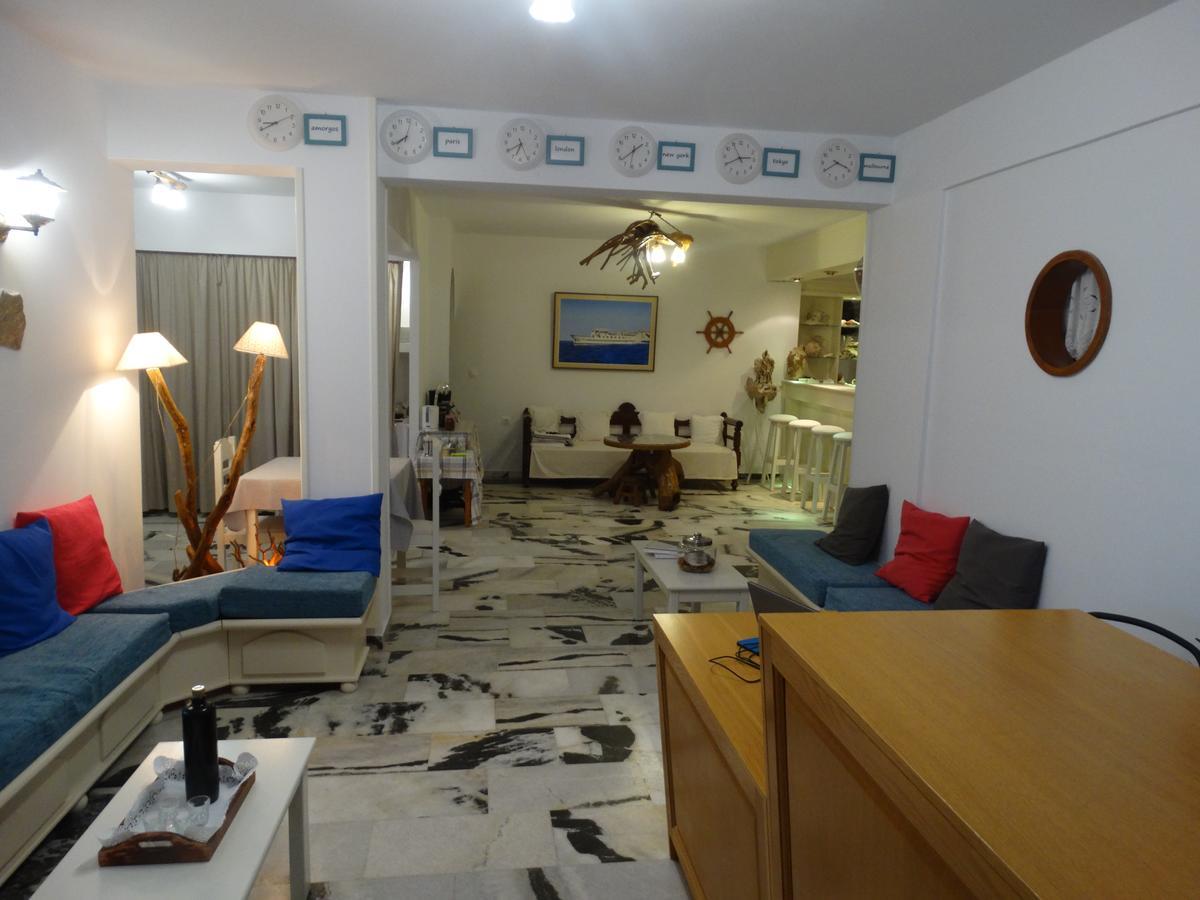 Castelopetra Aparthotel Katapola Bagian luar foto